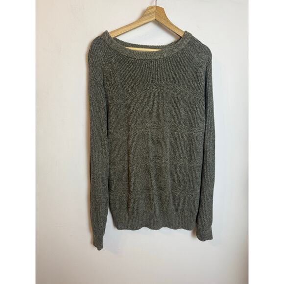 Geoffrey Beene Vintage Men’s Green Knit Sweater 100% Cotton Sz XL - Picture 1 of 4